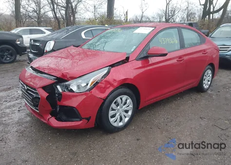 2022 Hyundai Accent Se from USA, damaged, VIN 3KPC24A65NE172069